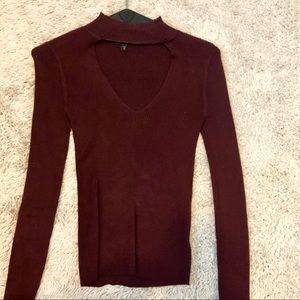 PacSun High Neck Fitted Top